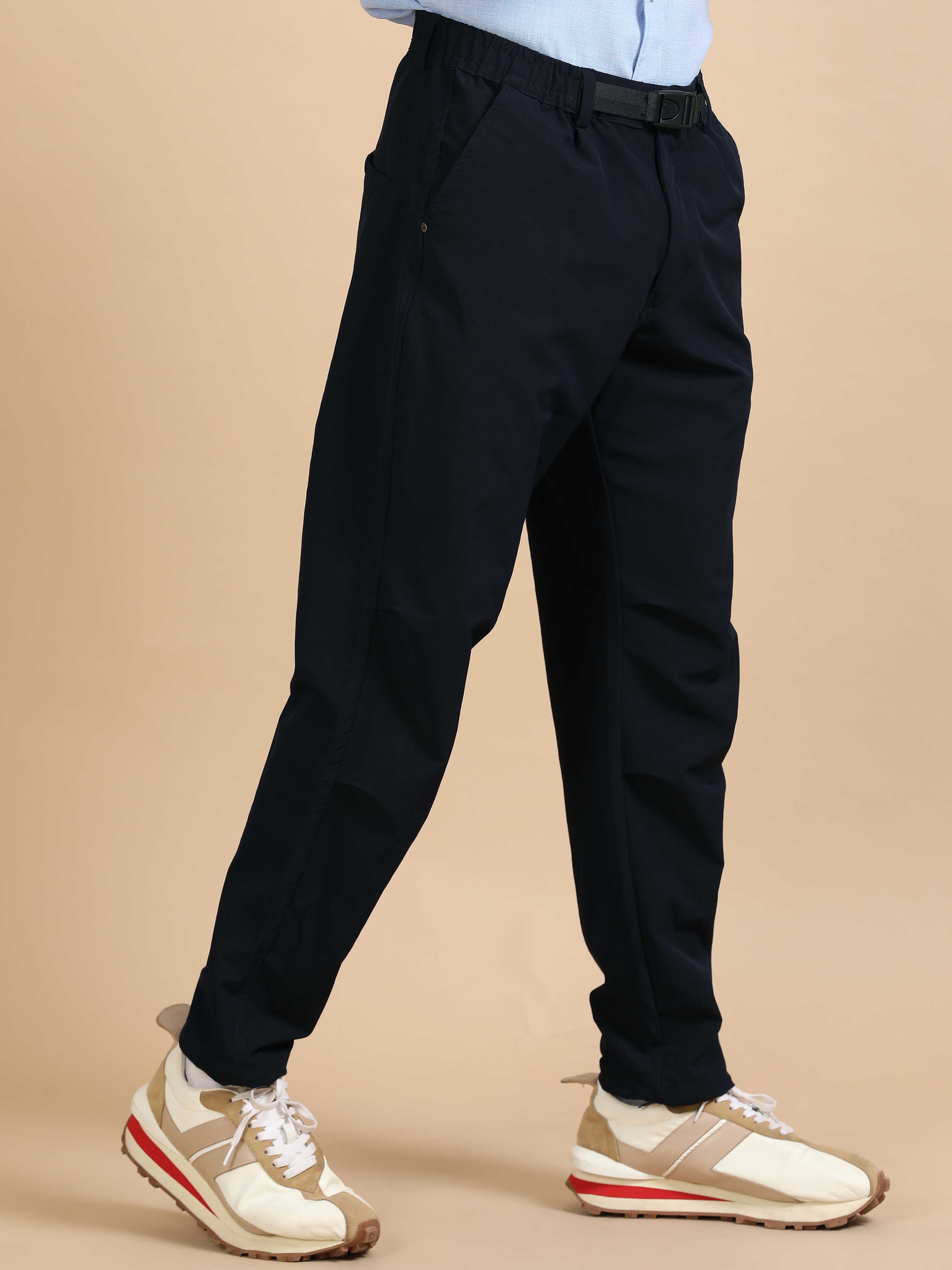 Mens Jogger Pants In Navy