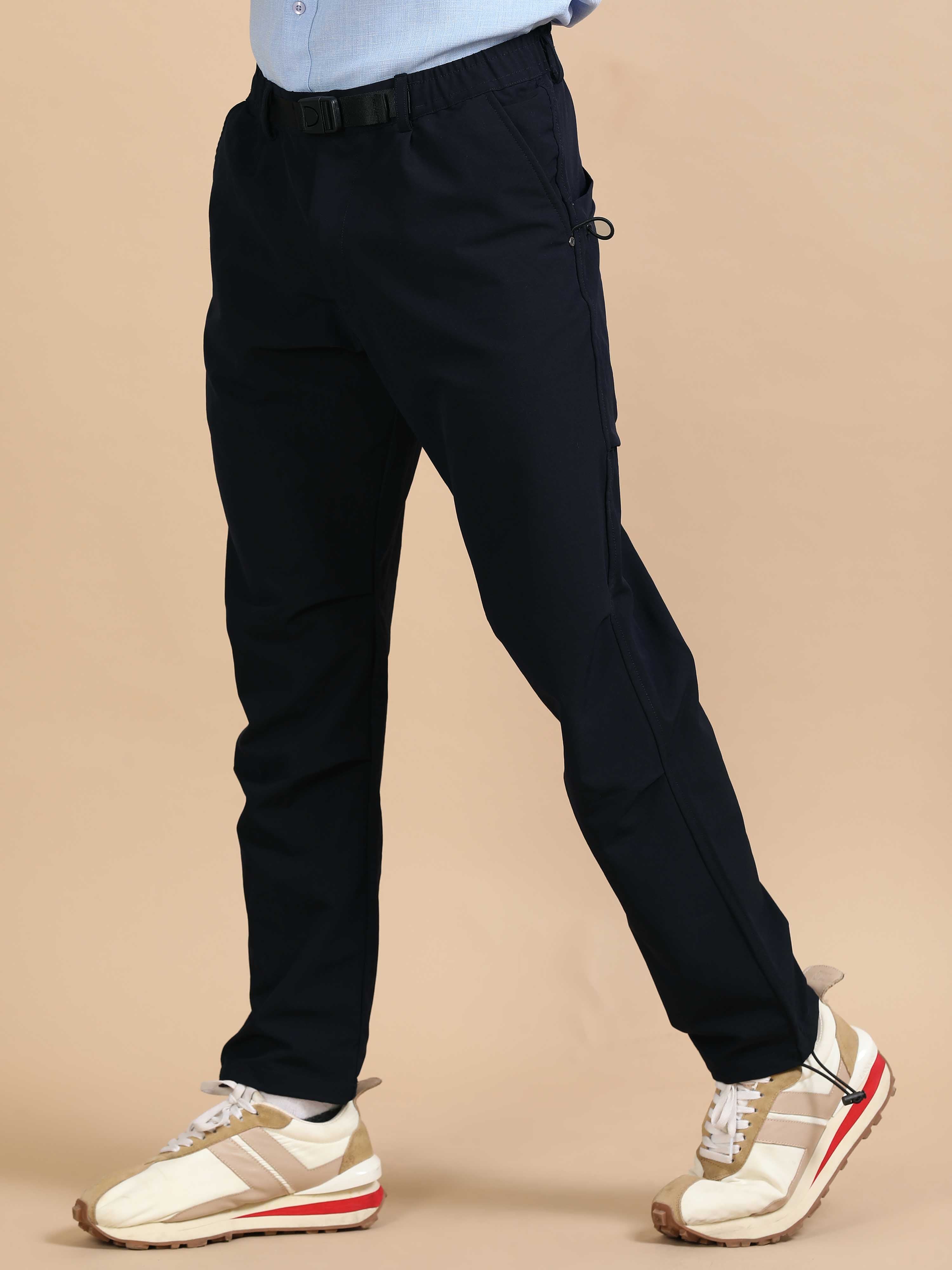 Mens Jogger Pants In Navy
