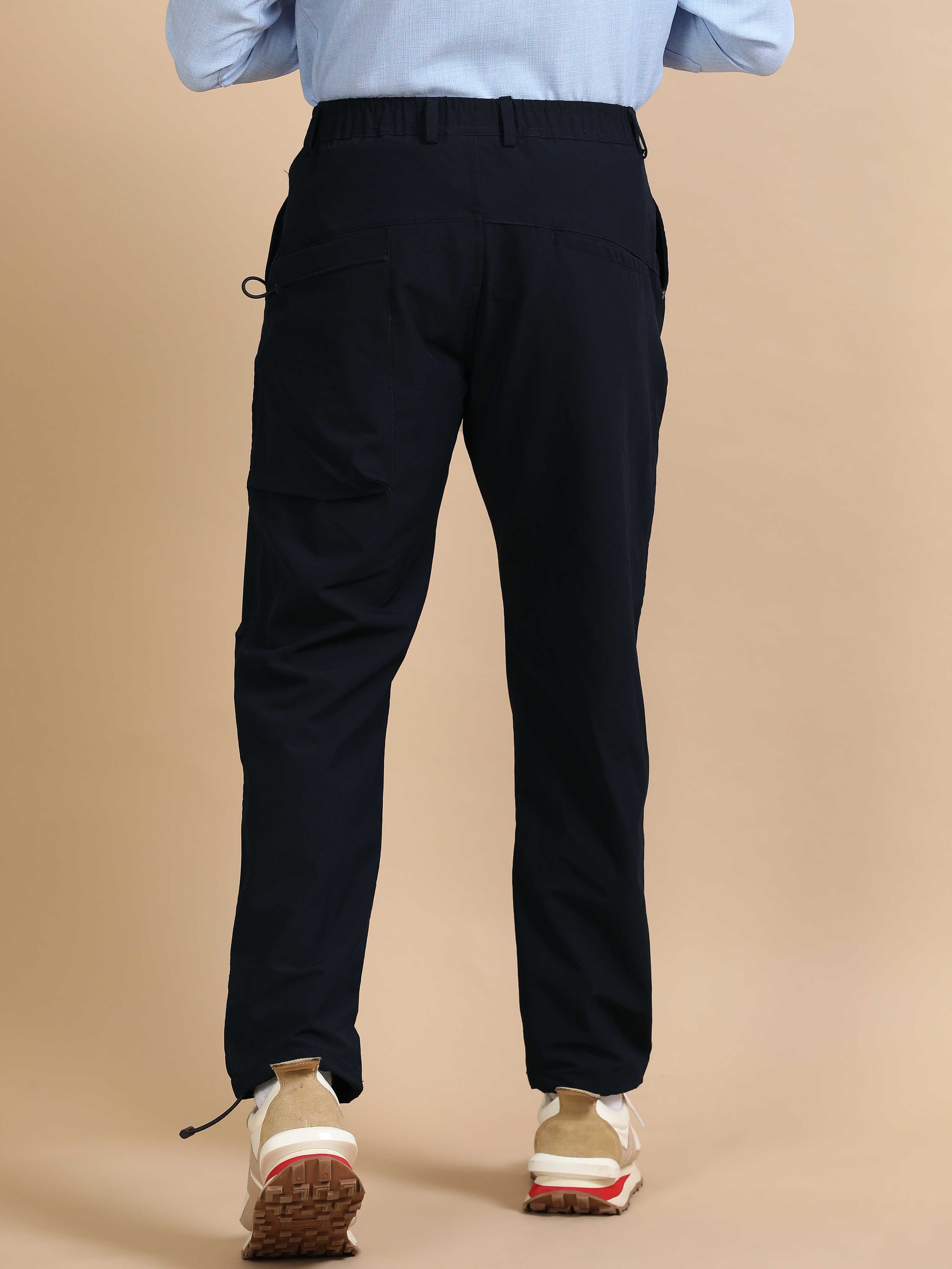 Mens Jogger Pants In Navy