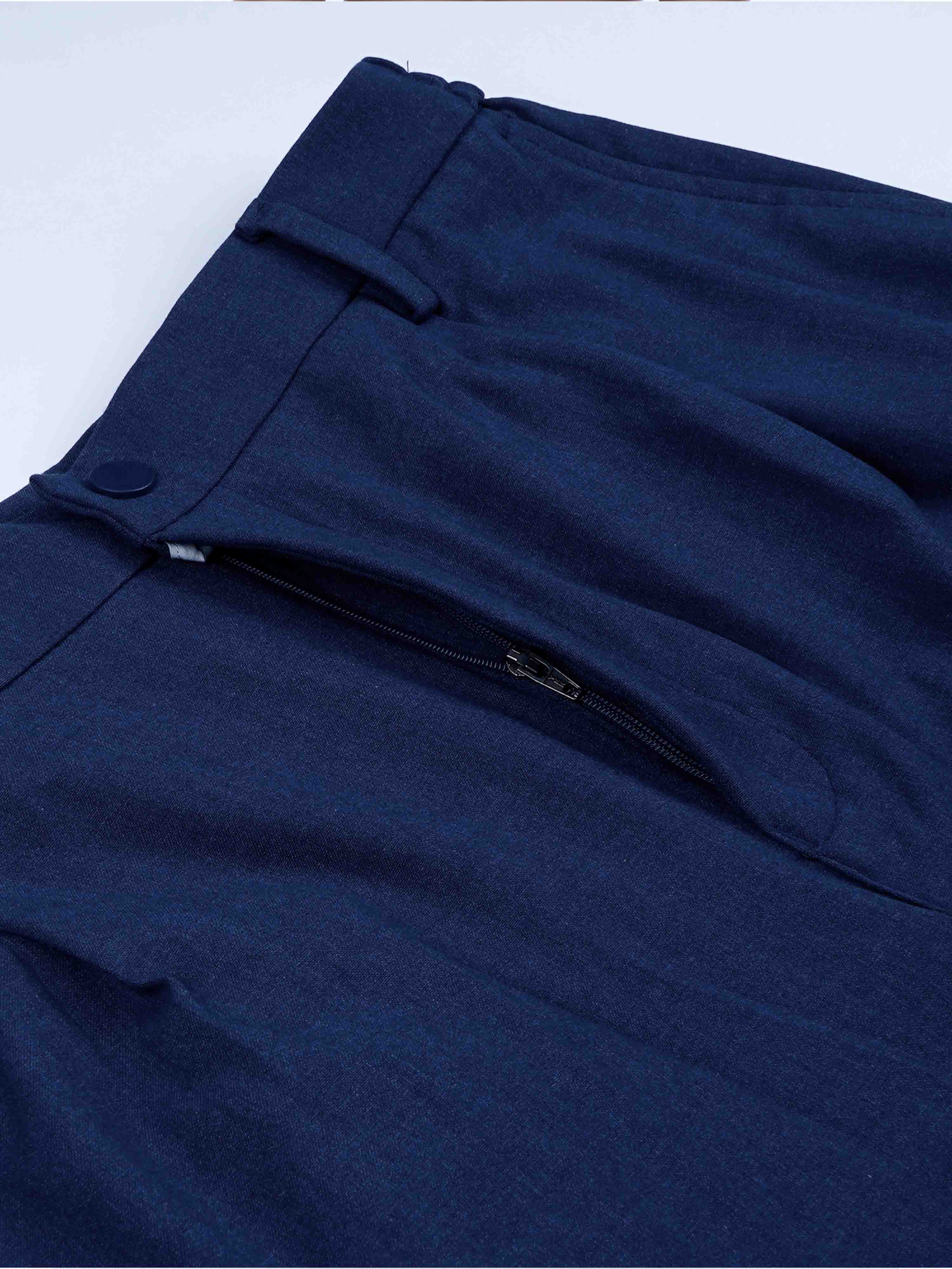 Navy Loose Fit trousers Mens Bottomwear