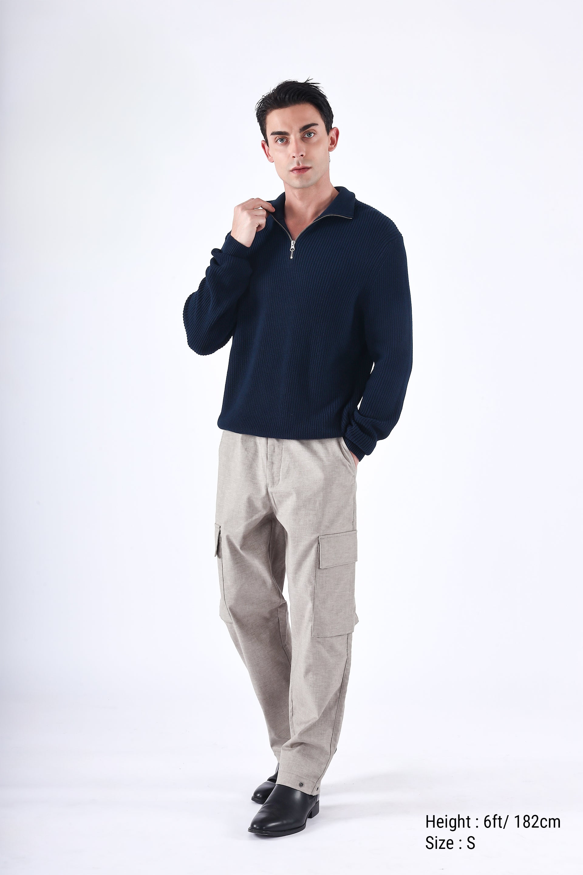 Air Relaxed Cargo Pants In Beige