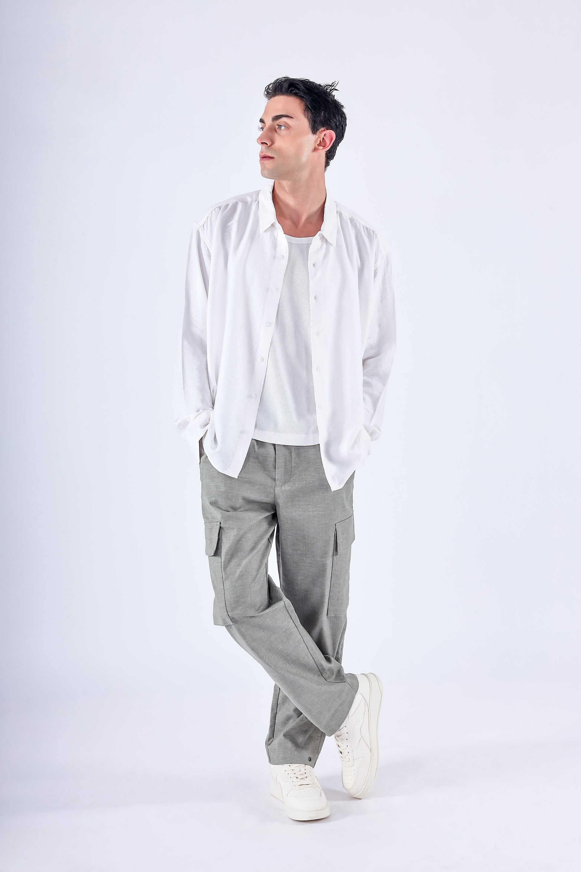 Air Relaxed Cargo Pants In Green