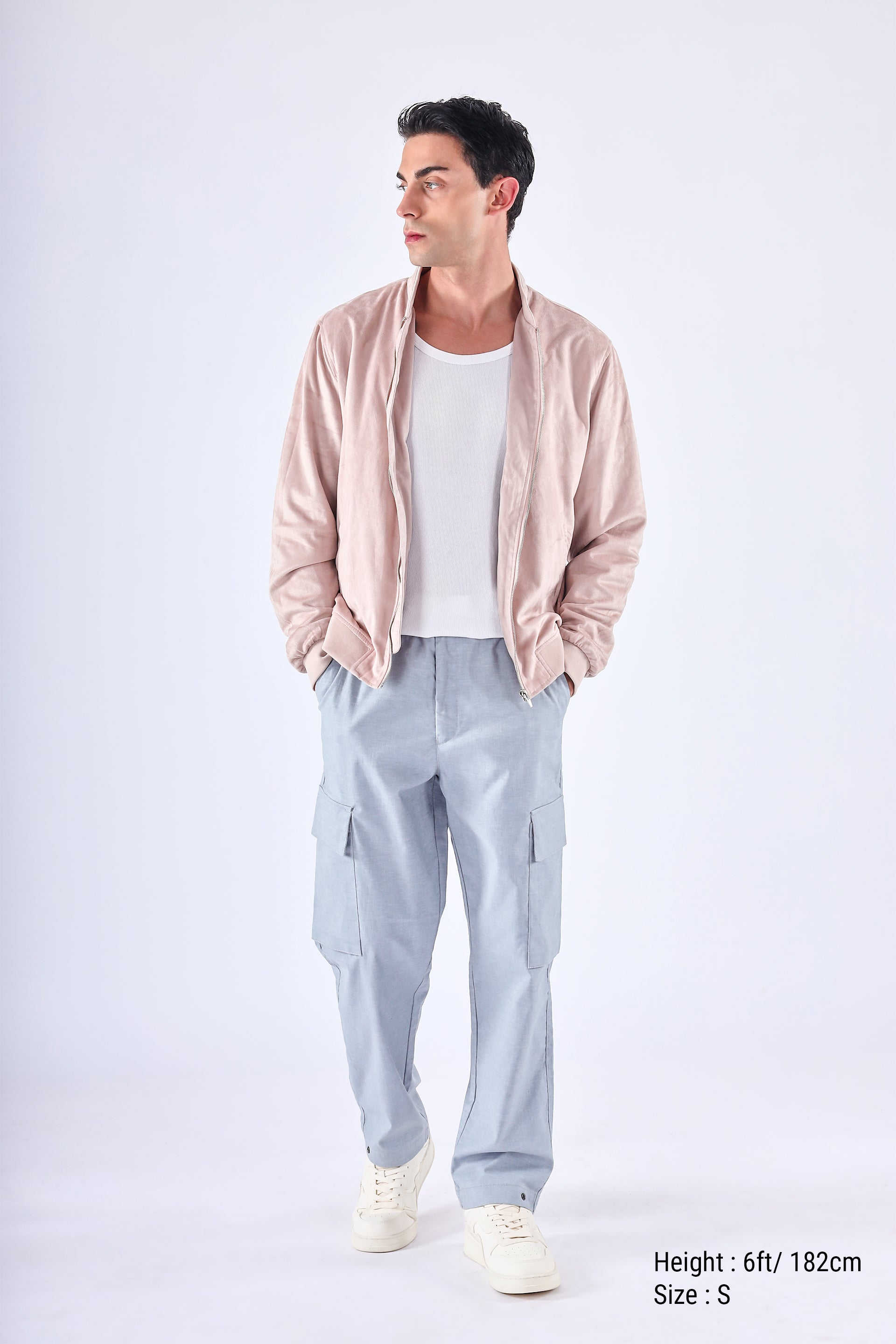 Air Relaxed Cargo Pants In Blue