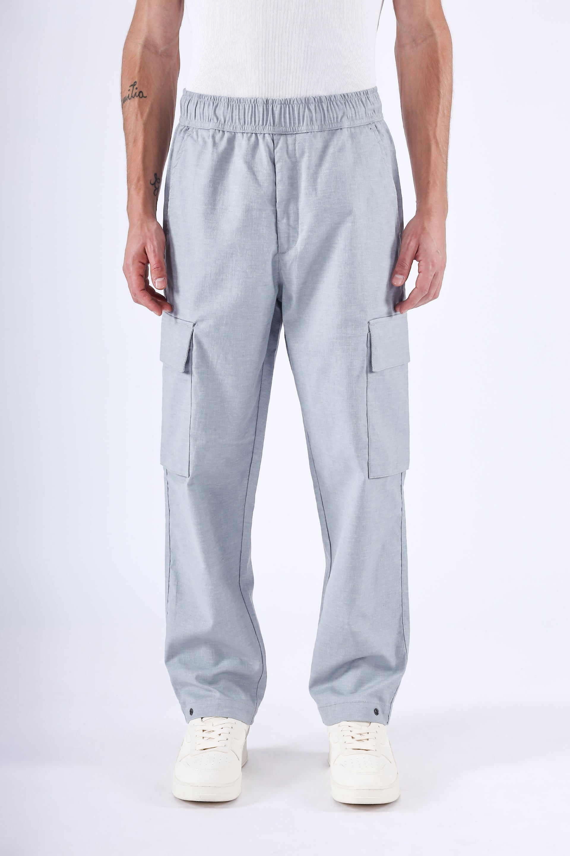 Air Relaxed Cargo Pants In Blue