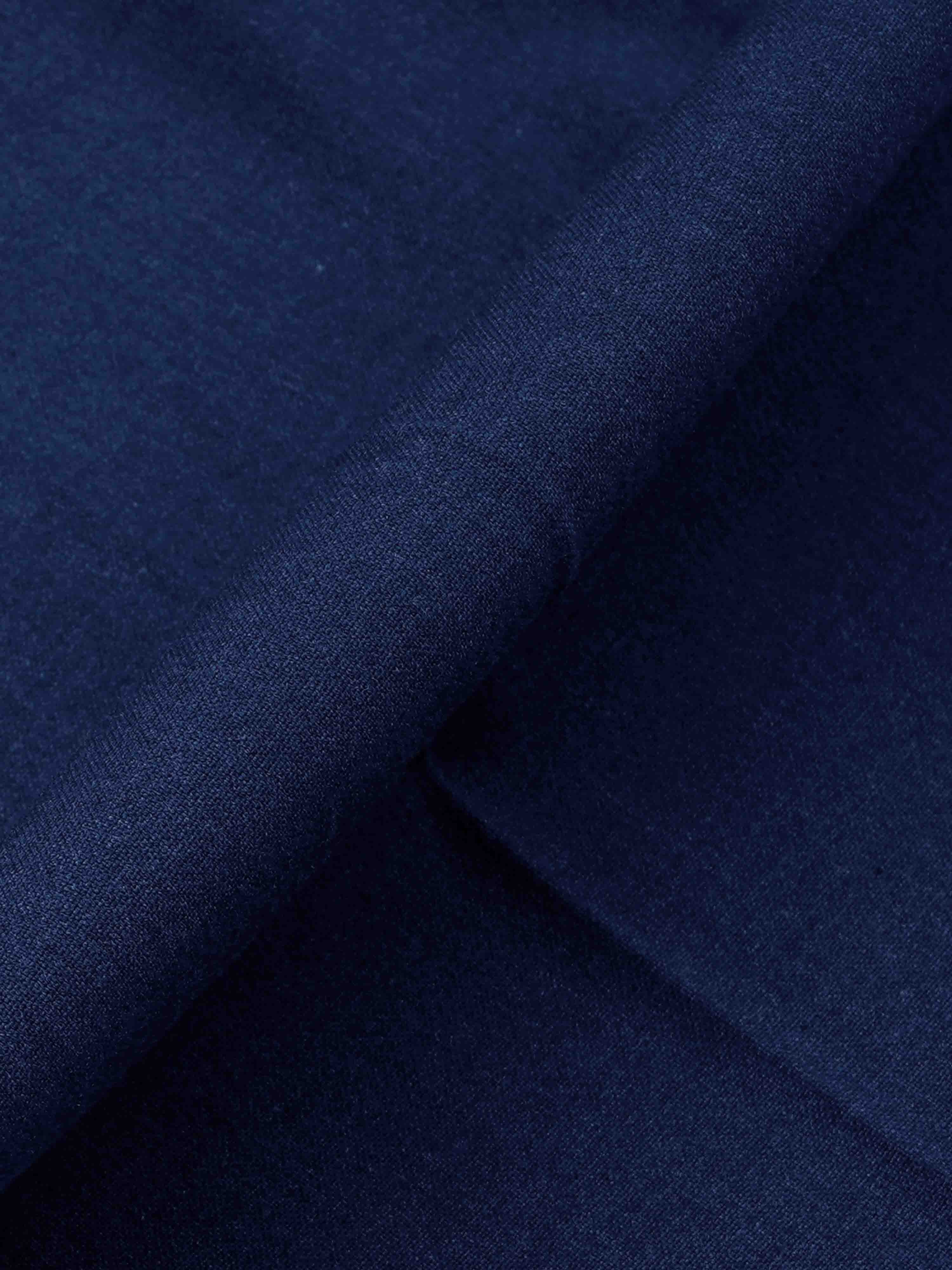 Navy Loose Fit trousers Mens Bottomwear