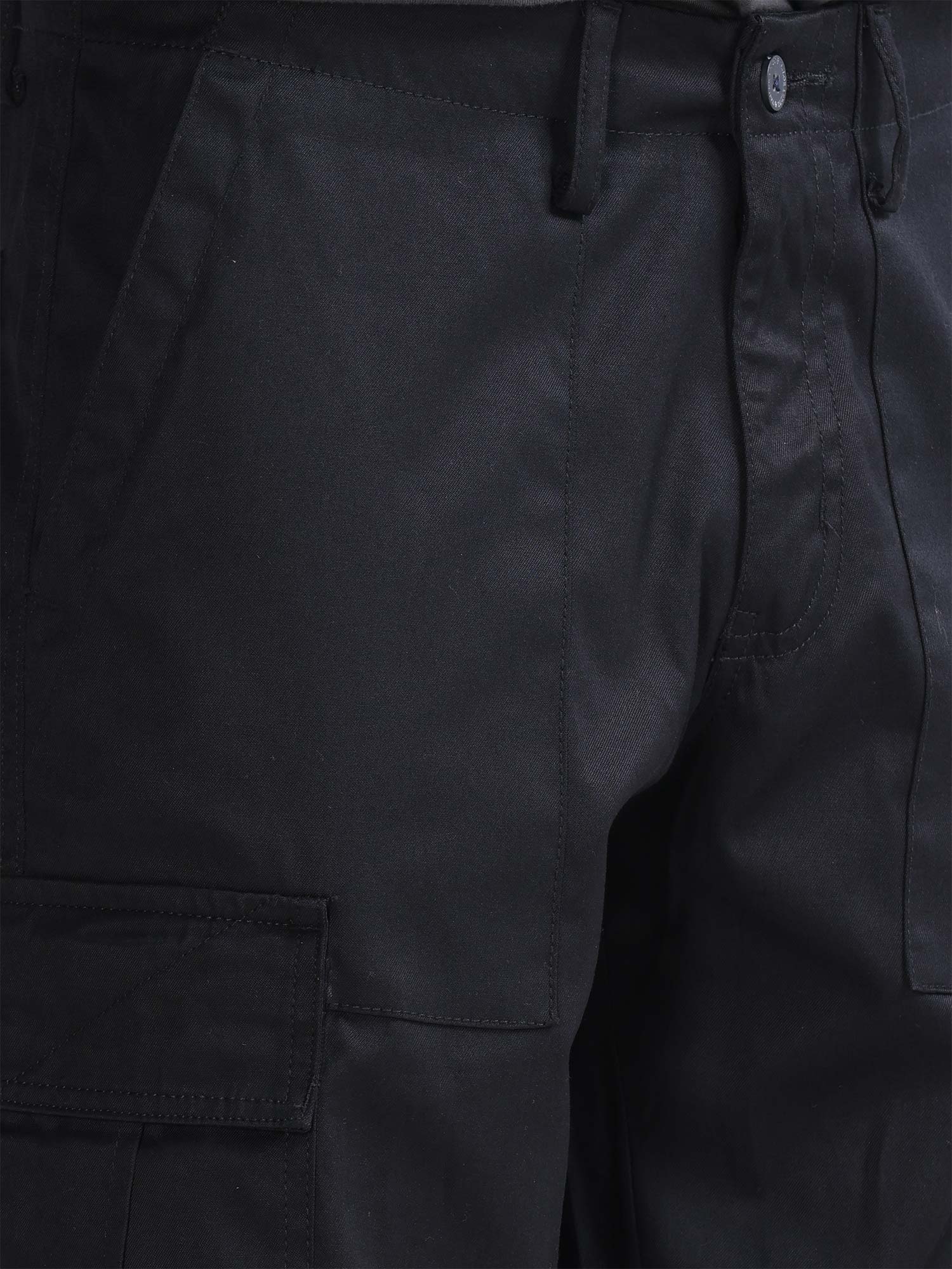 Black Relaxed Cargo