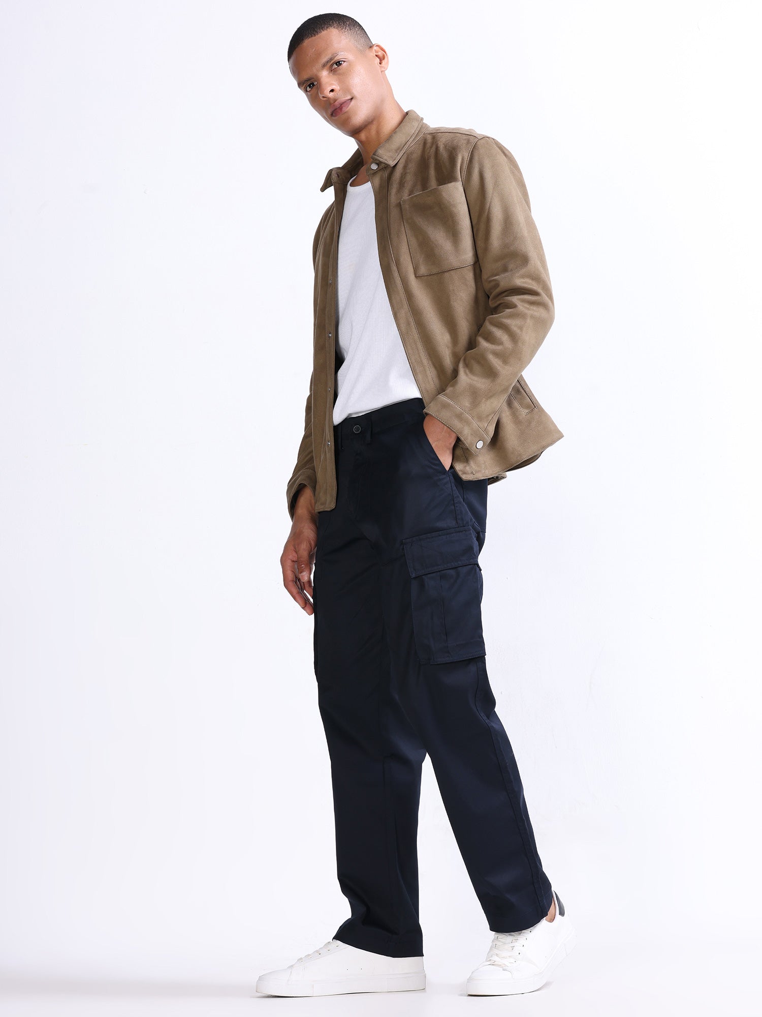 Navy Relaxed Cargo