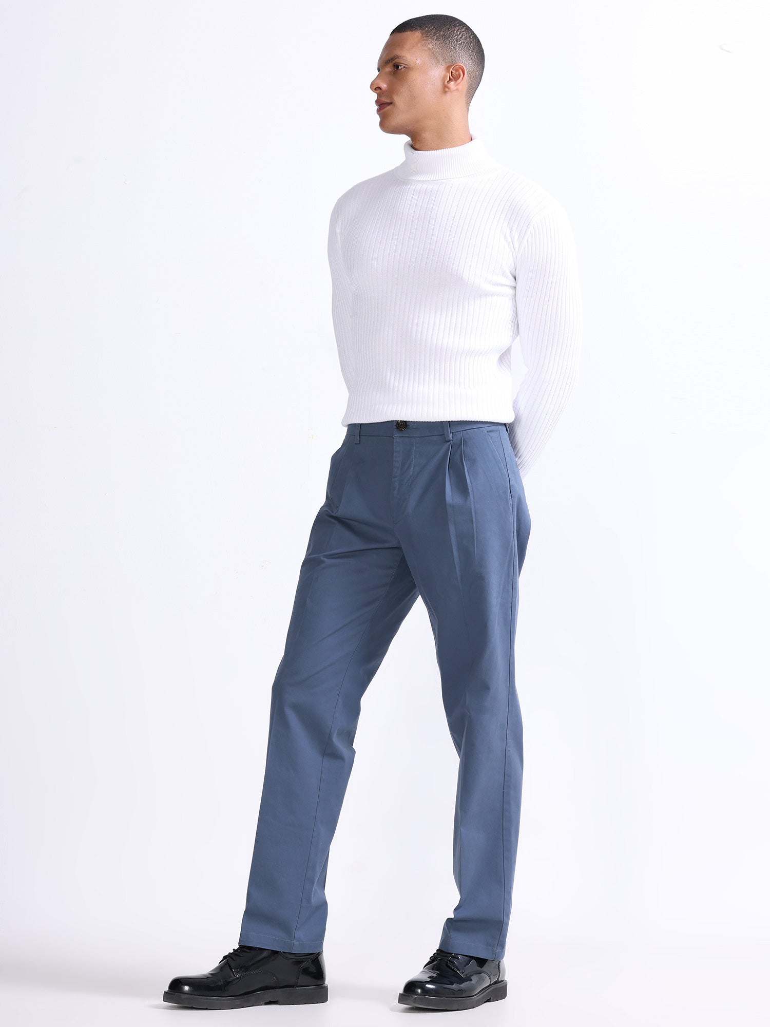 Blue Relaxed Pant
