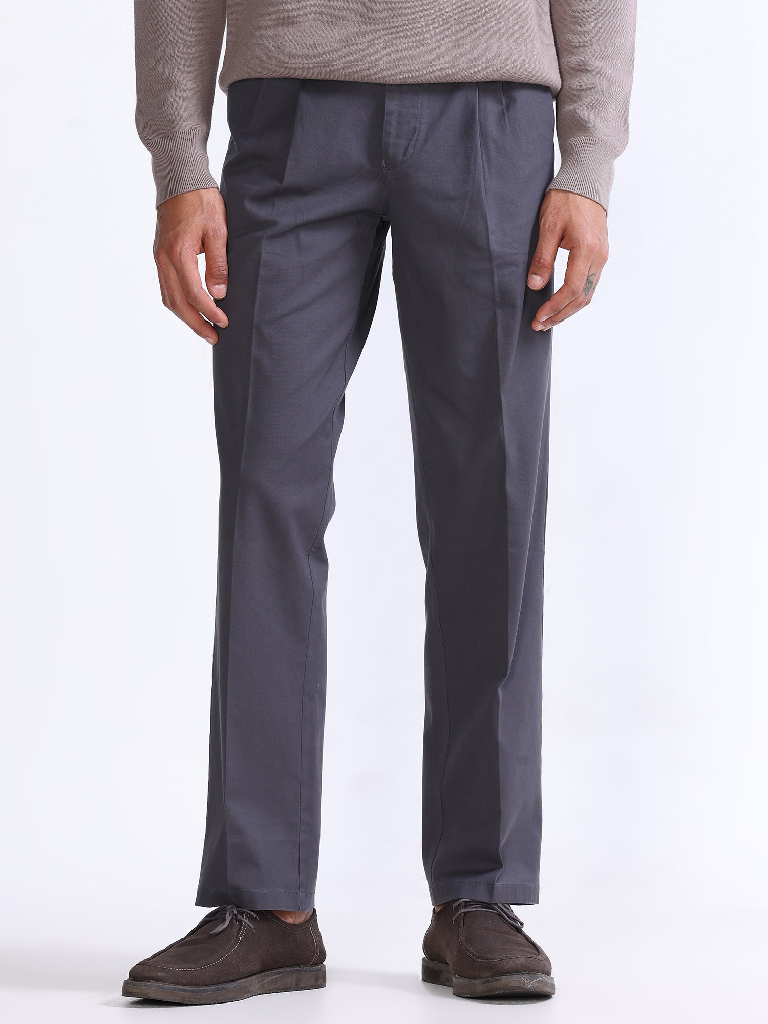 Dark Grey Relaxed Pant