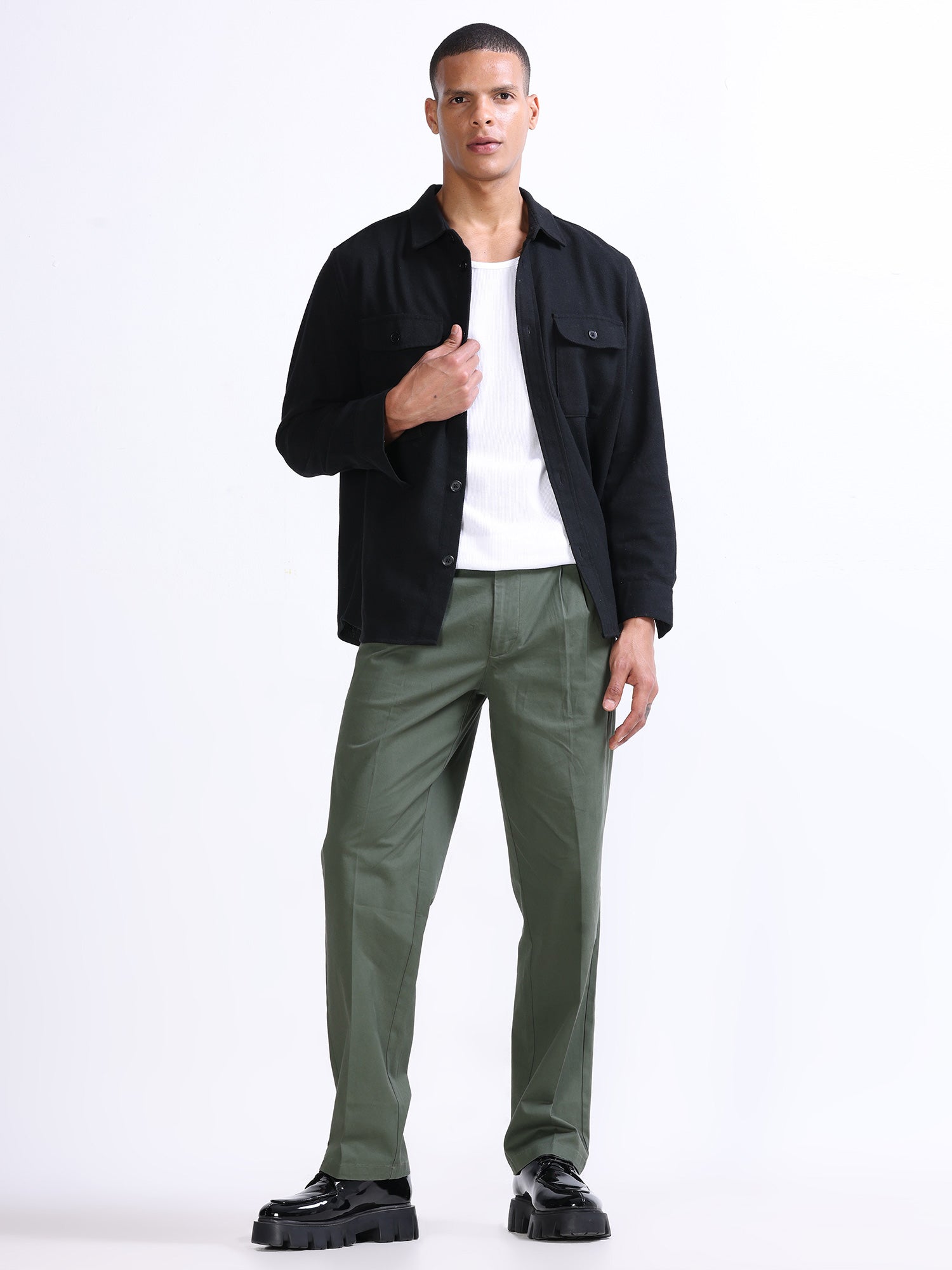 Pine Olive Relaxed Pant
