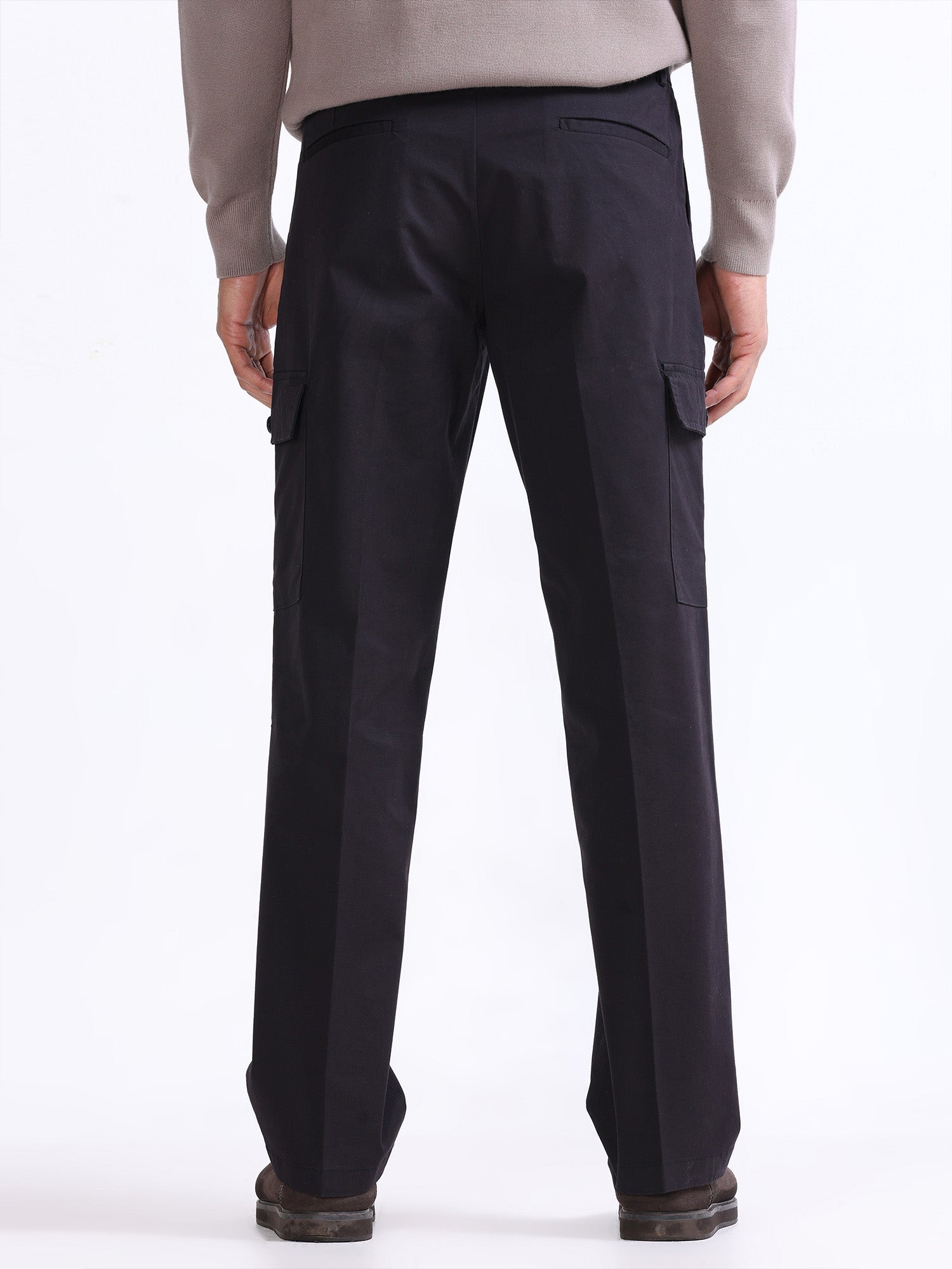 Buy Black Power Stretch Cargo Pants For Men Online In India