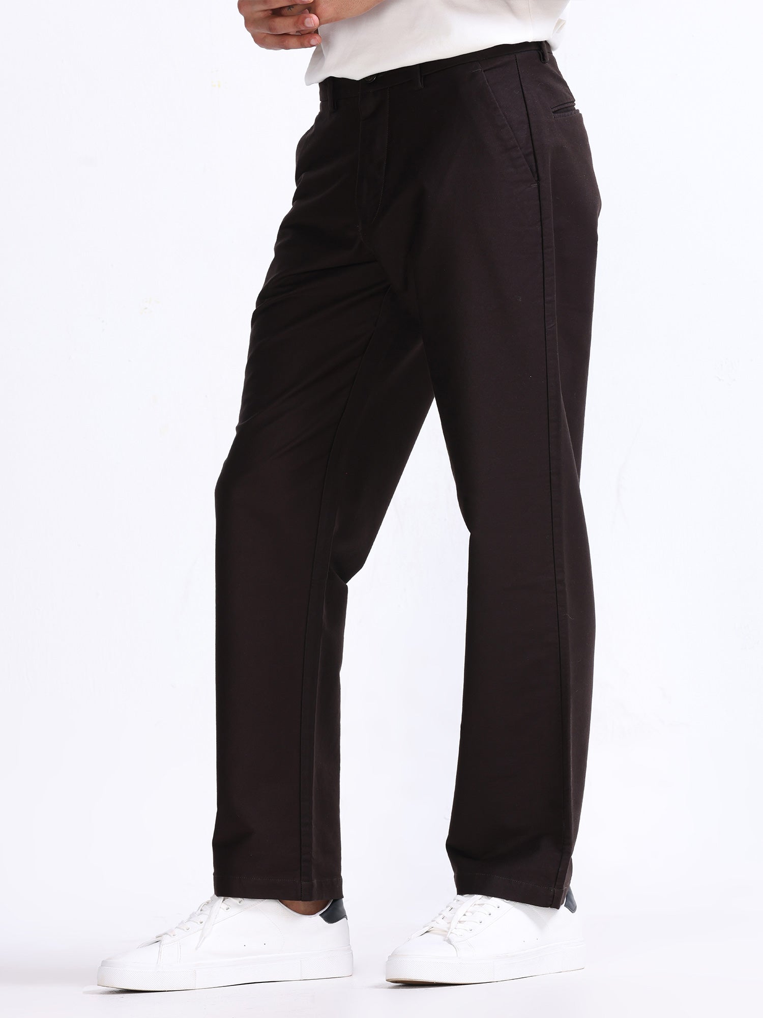 Dark Brown Relaxed Pant