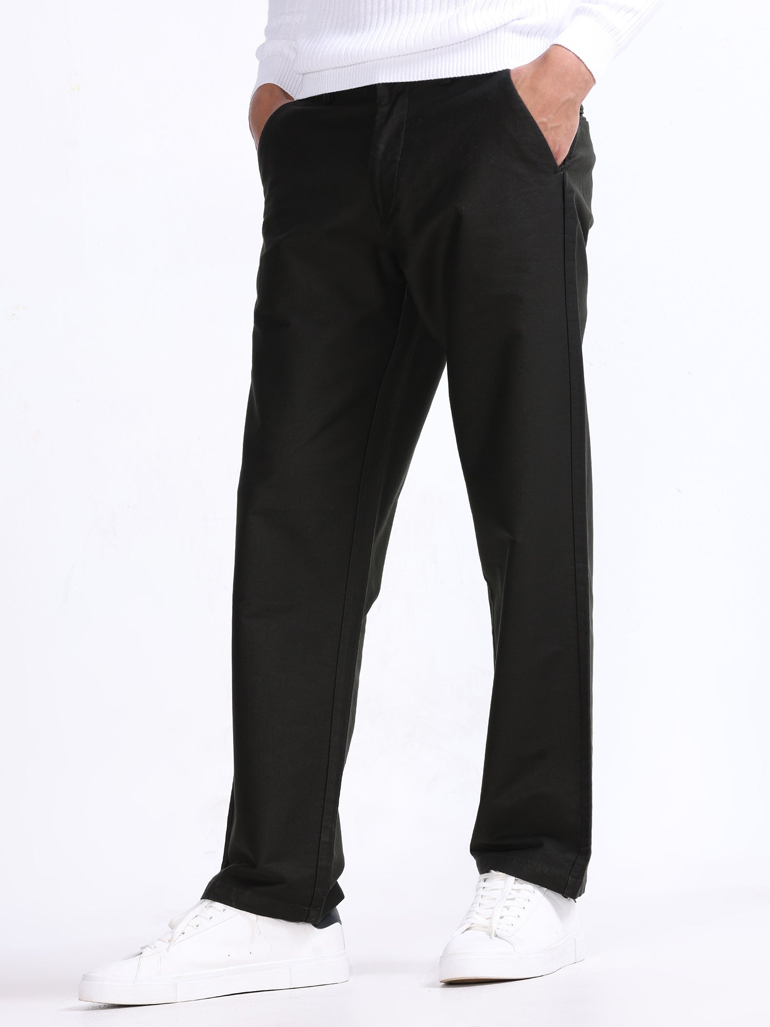 Dark Olive Relaxed Pant