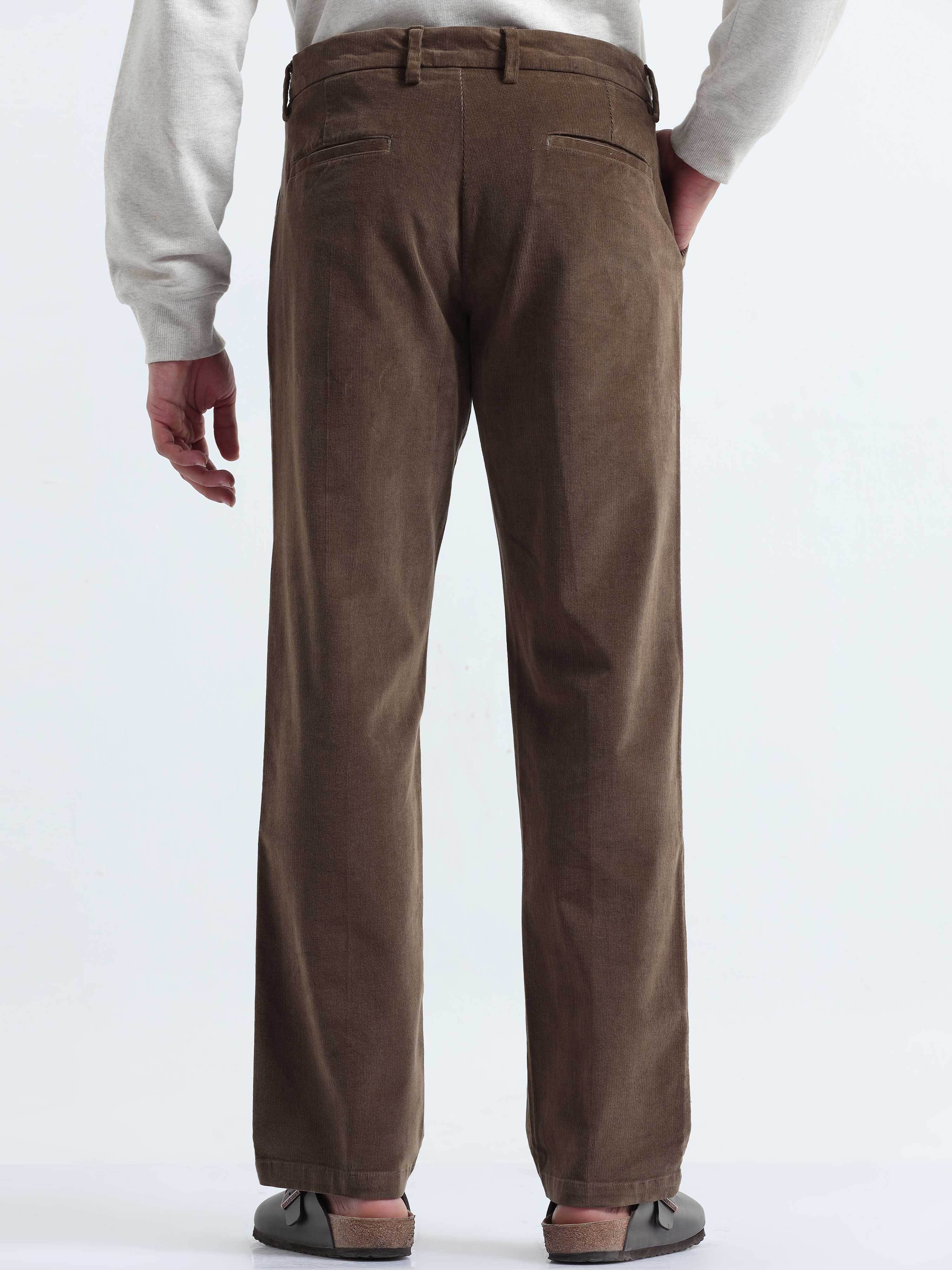 Oak Olive Corduroy Pants for Men