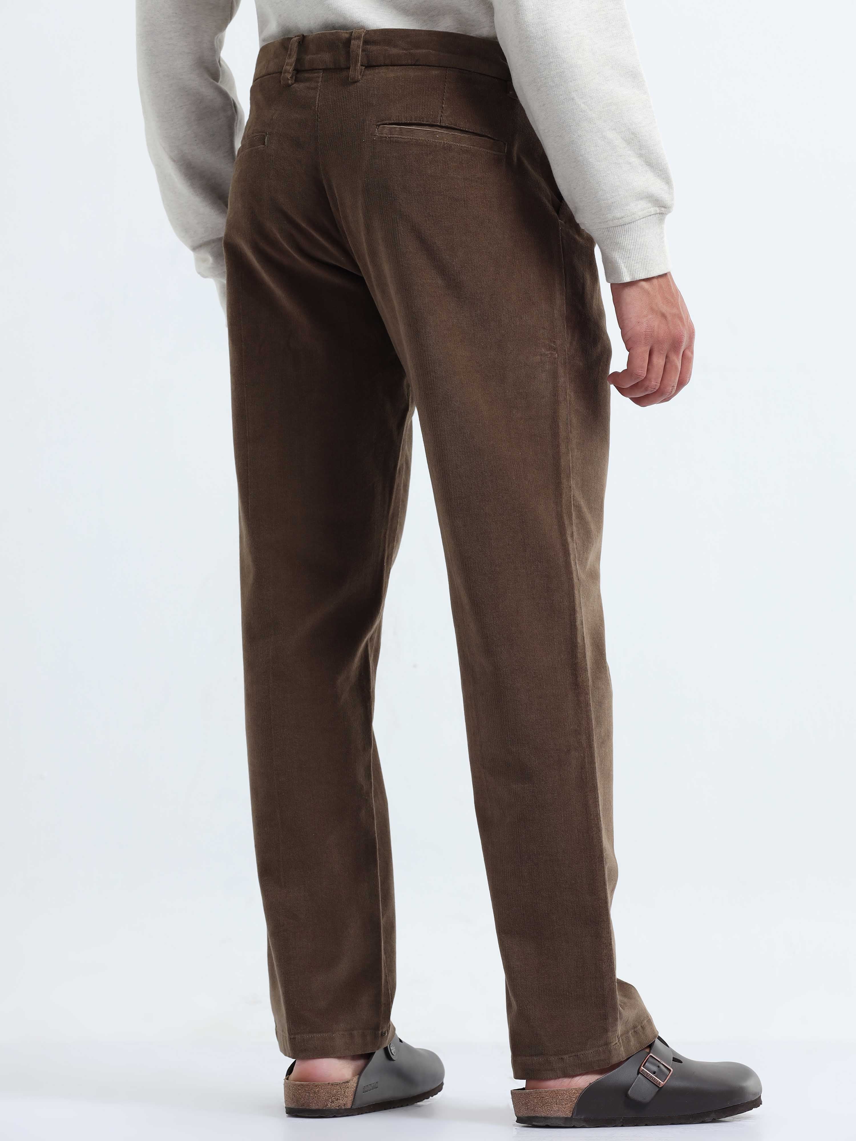 Oak Olive Corduroy Pants for Men