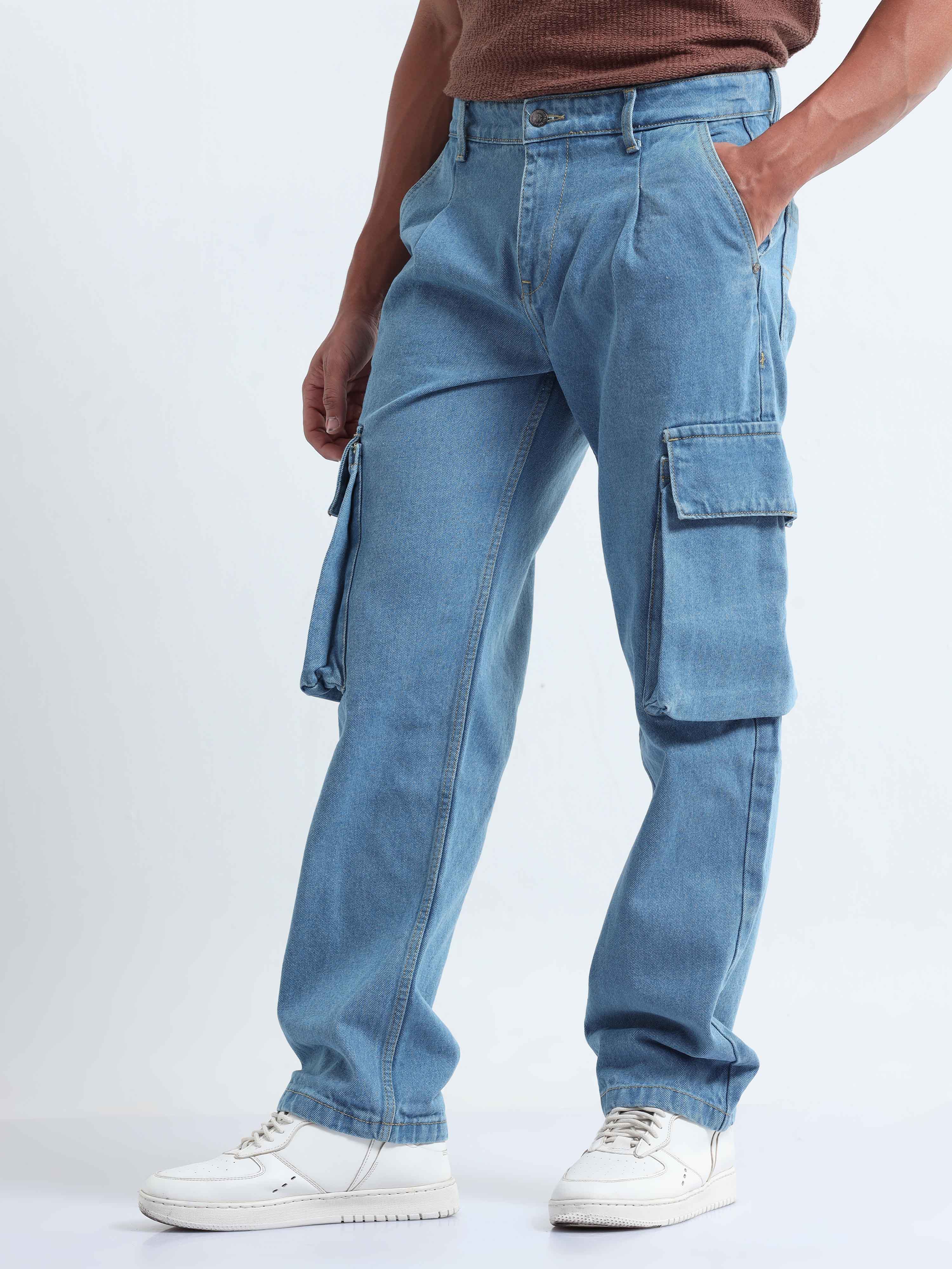 Cargo Denim Shop Mens Denim Cargo Pants Online in India