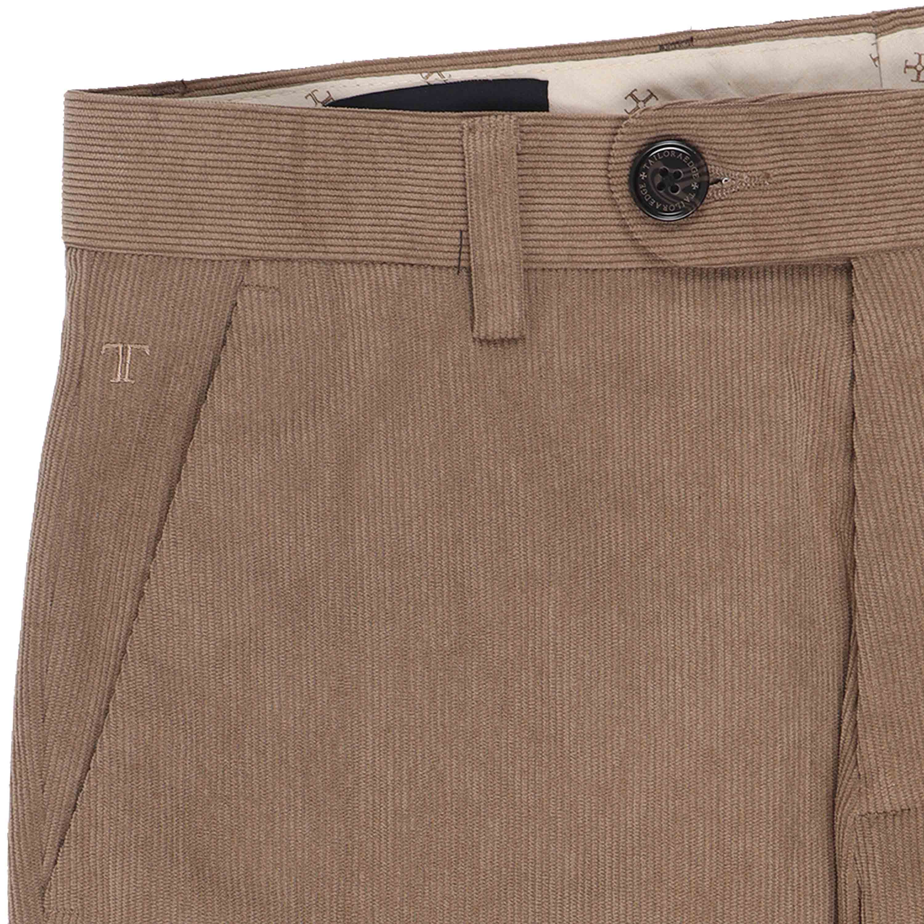 Statement Corduroy Khaki Pant