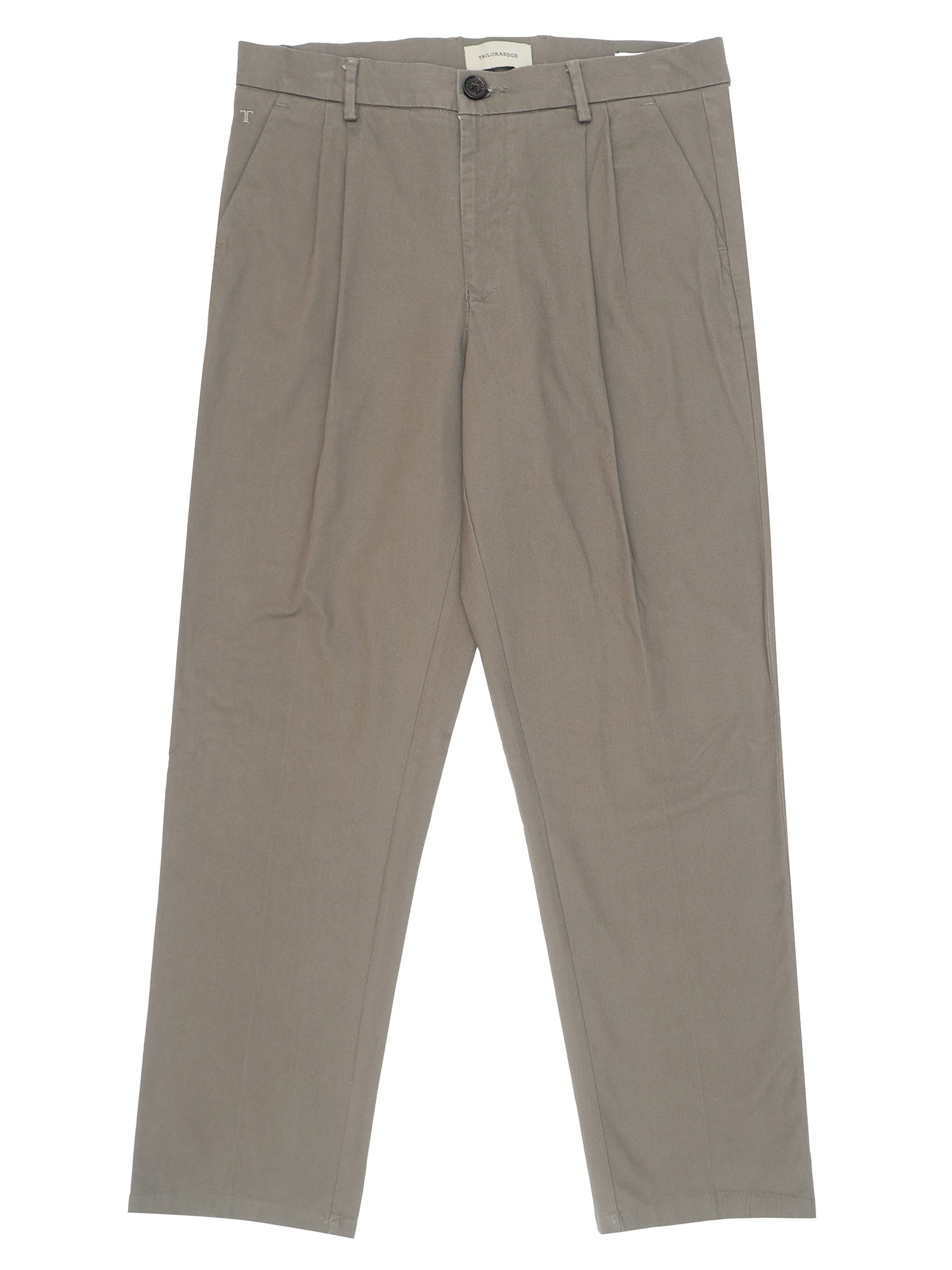 Duca Double Pleated Oak Olive Relaxed Pant