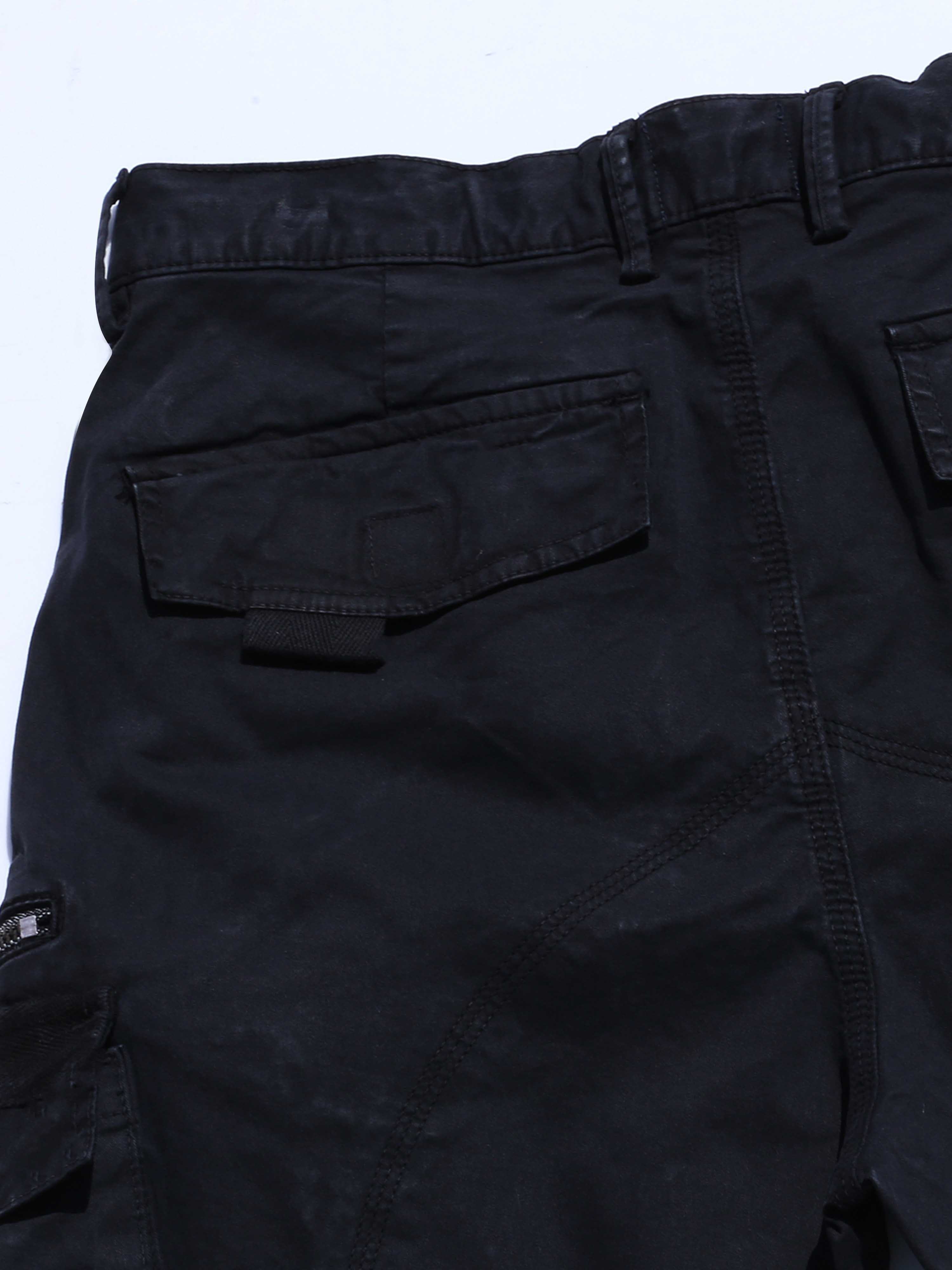 Rugged Zip Cargo Pants In Navy