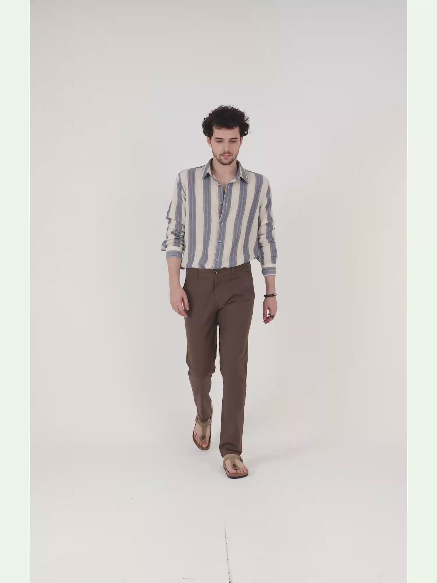 Timeless Cotton Fur Brown Linen Chino