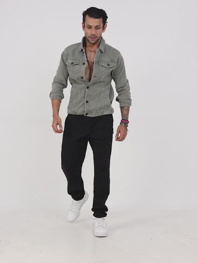 Utility Pant In Black for Men