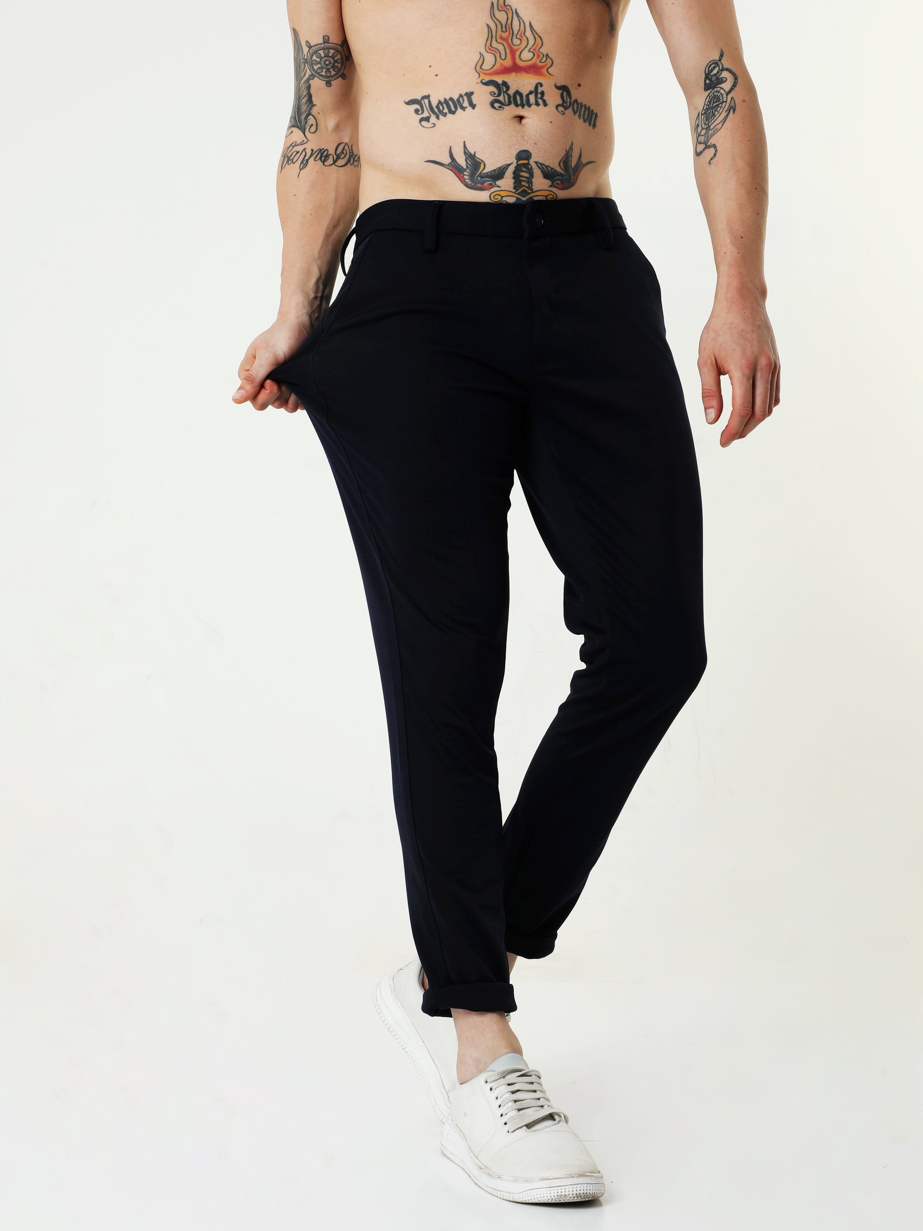 Buy Men's Stretchable Trousers Online In India