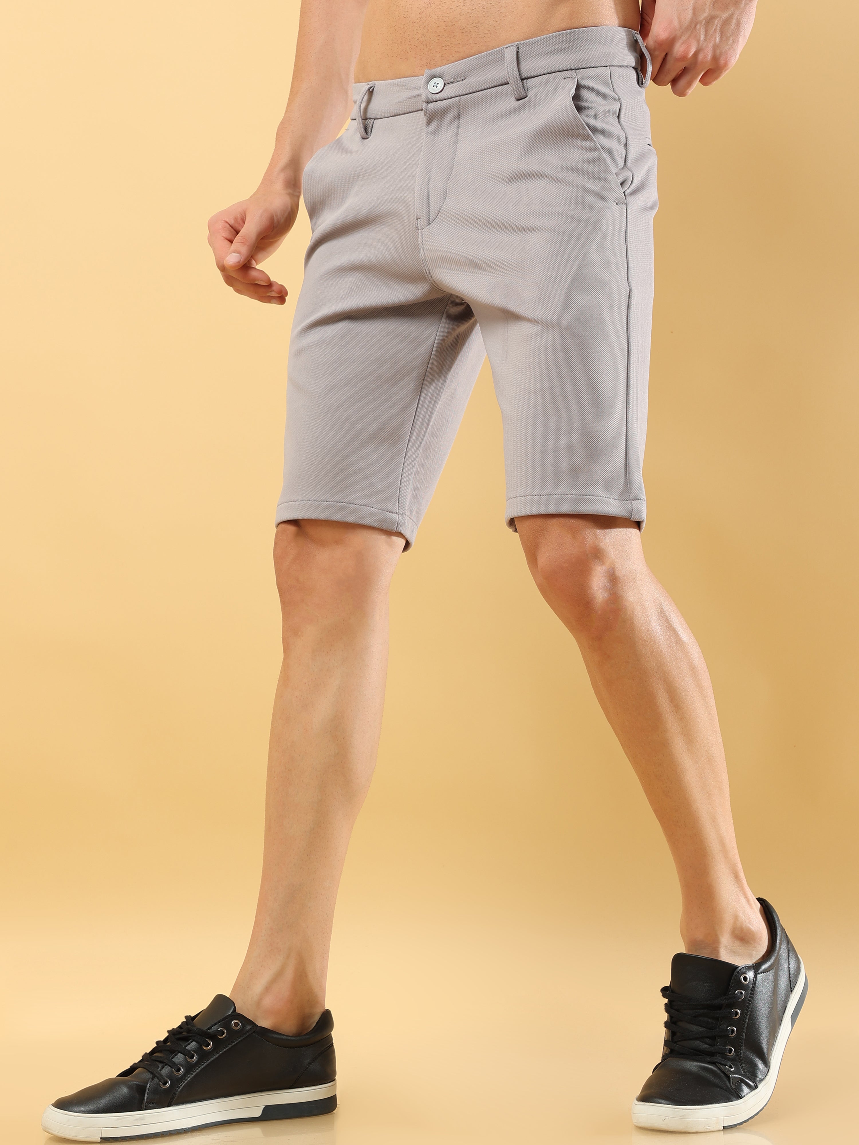 Power Stretch Light Grey Shorts