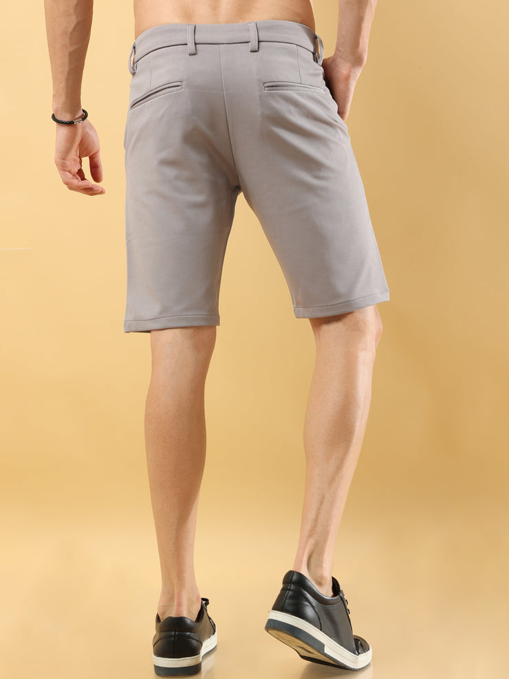 Power Stretch Light Grey Shorts