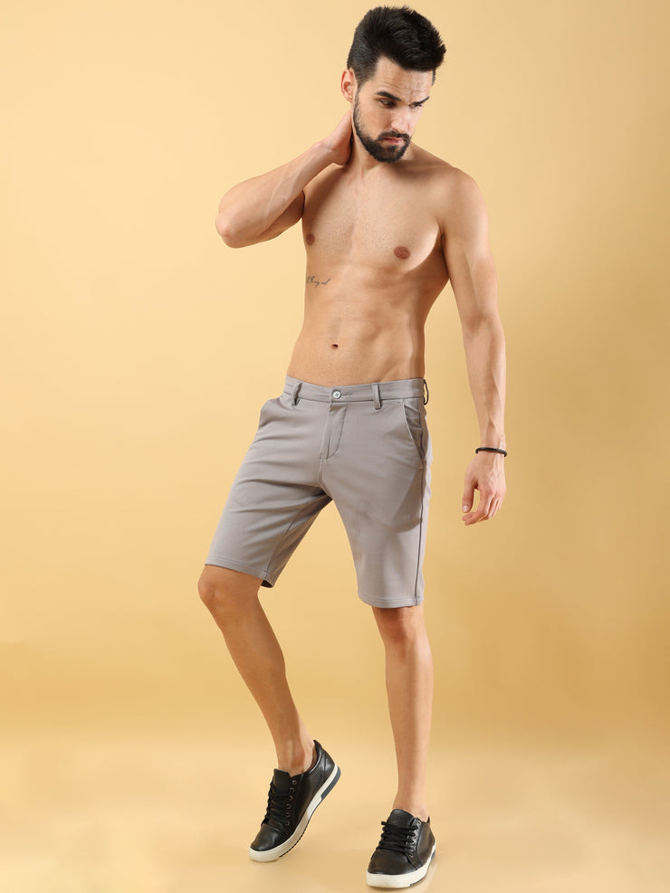 Power Stretch Light Grey Shorts