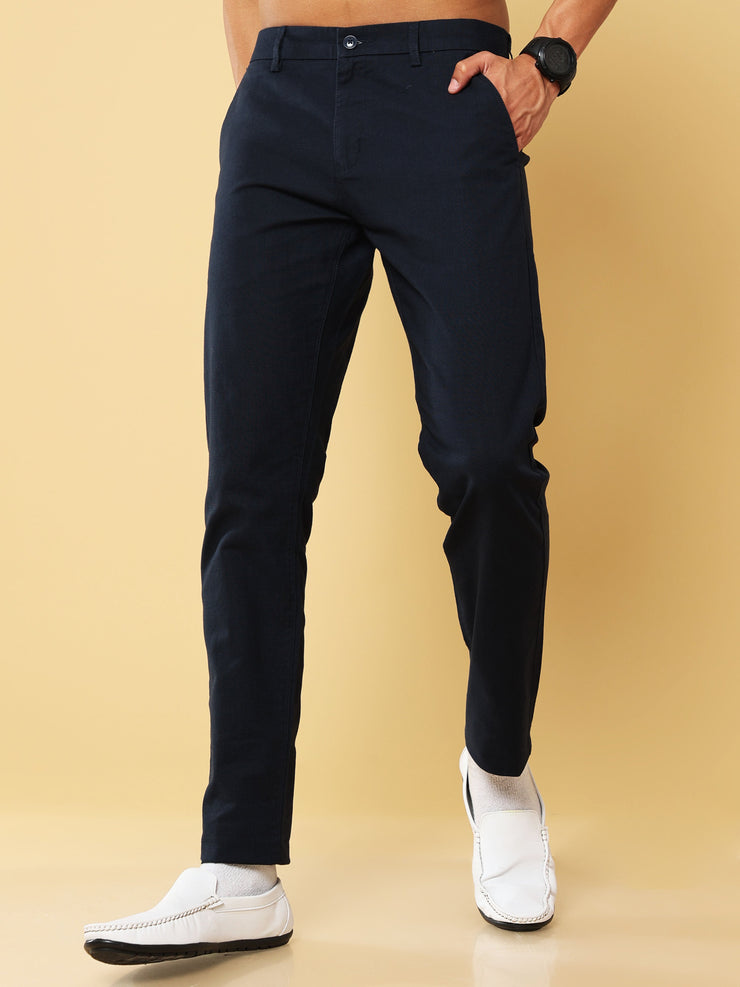 Linen Navy Trouser