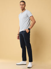 Linen Navy Trouser