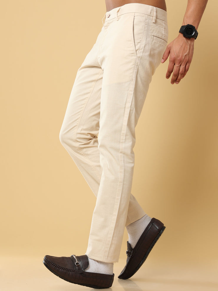 Linen Cream Trouser
