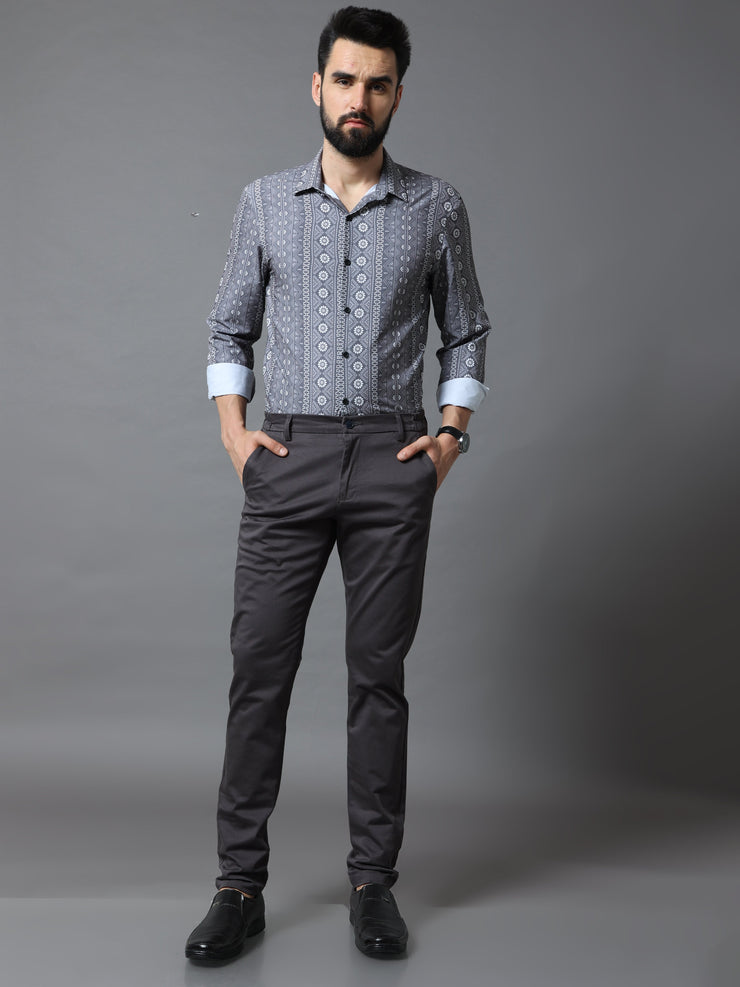 Flexi Waist Dark Grey Trouser