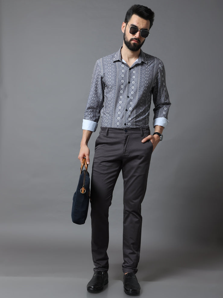 Flexi Waist Dark Grey Trouser
