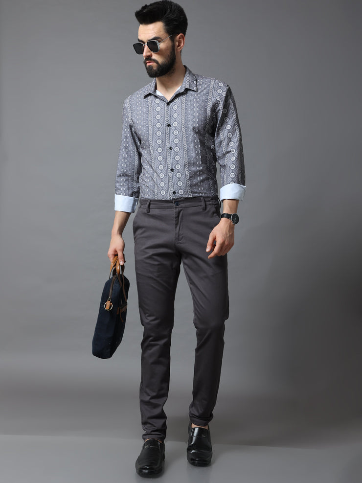 Flexi Waist Dark Grey Trouser