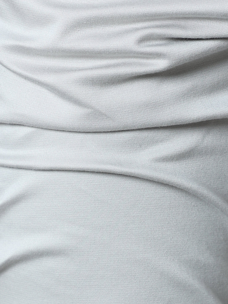 Flexi Waist Powder White Trouser