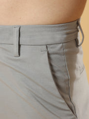 Tencel Stretchable Light Grey Trousers