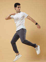 Tencel Stretchable Dark Grey Trousers
