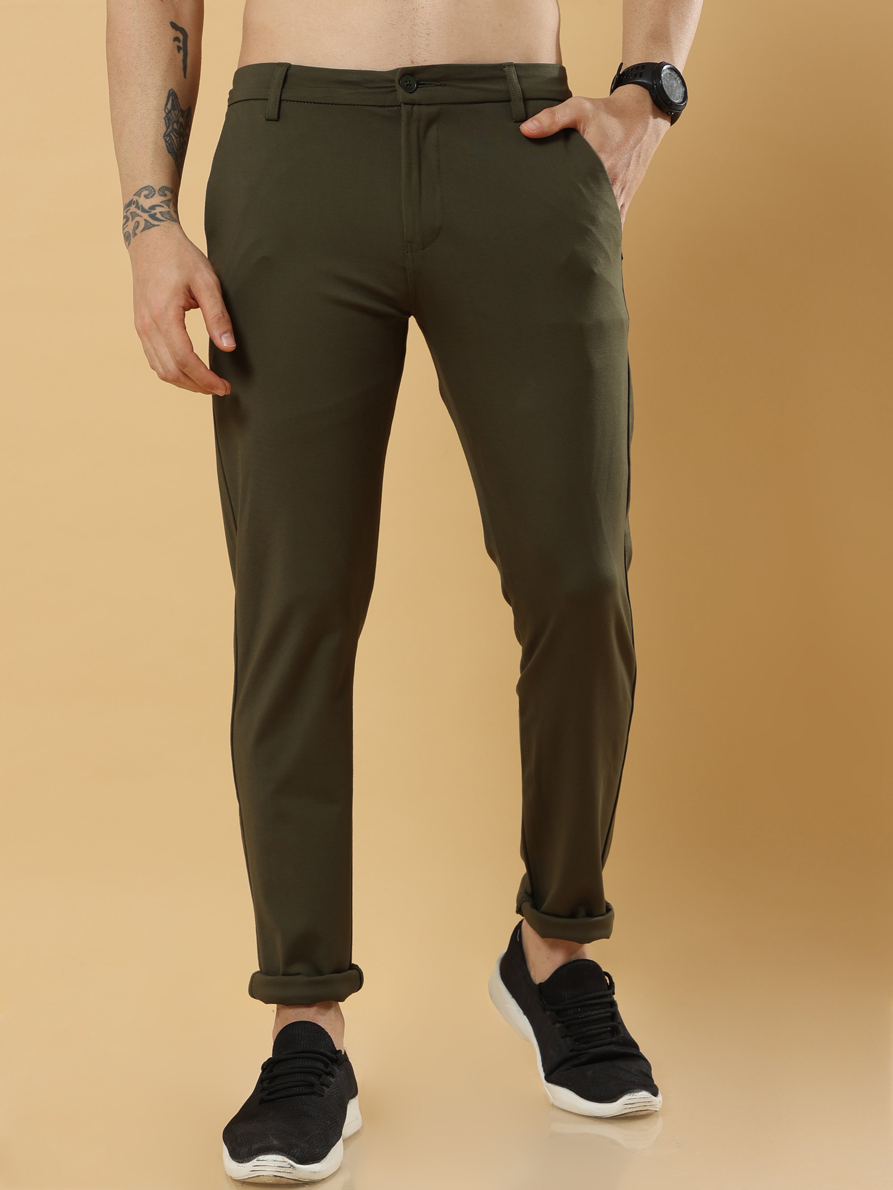 Polar Skate Co Surf Pants Dark Olive - Orchard Skateshop