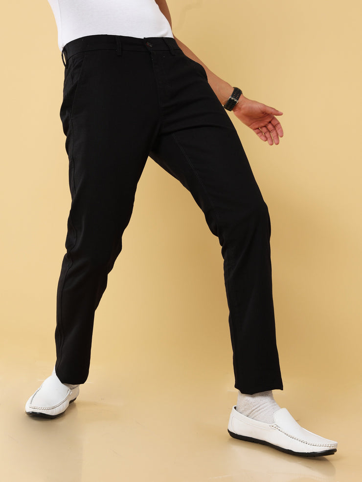 Linen Black Trouser