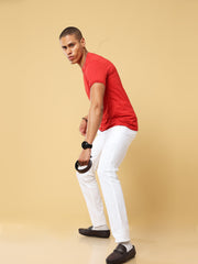 Linen White Trouser