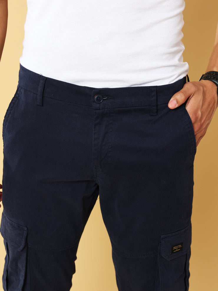 Premium Navy Cargo Pant