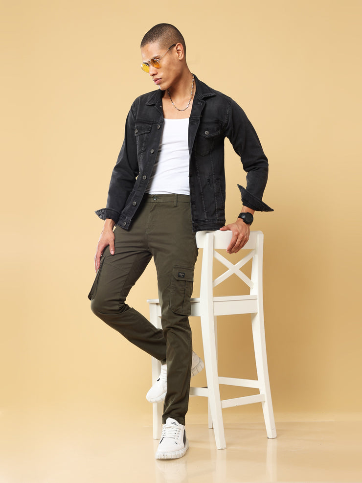 Premium Dark Olive Cargo Pant