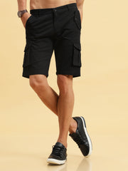 Cargo Black Shorts