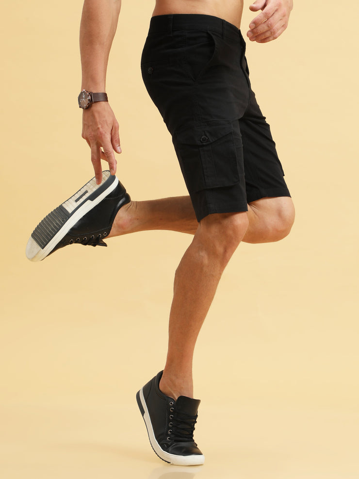 Cargo Black Shorts
