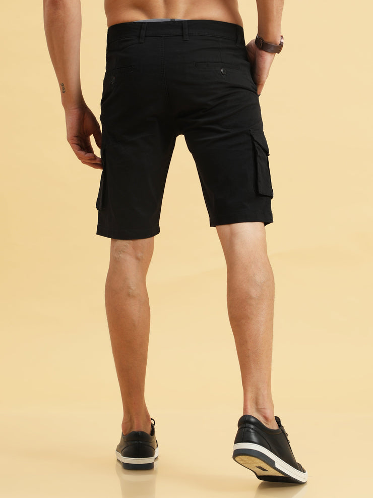 Cargo Black Shorts