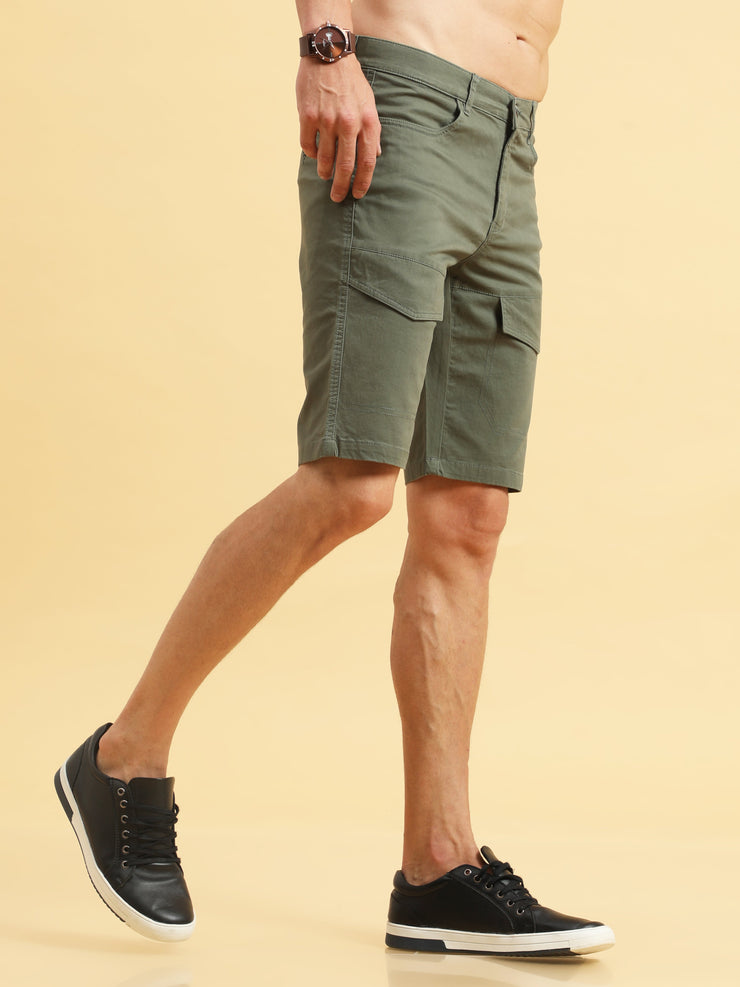 Vibrant Olive Shorts