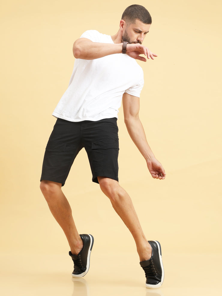 Vibrant Black Shorts