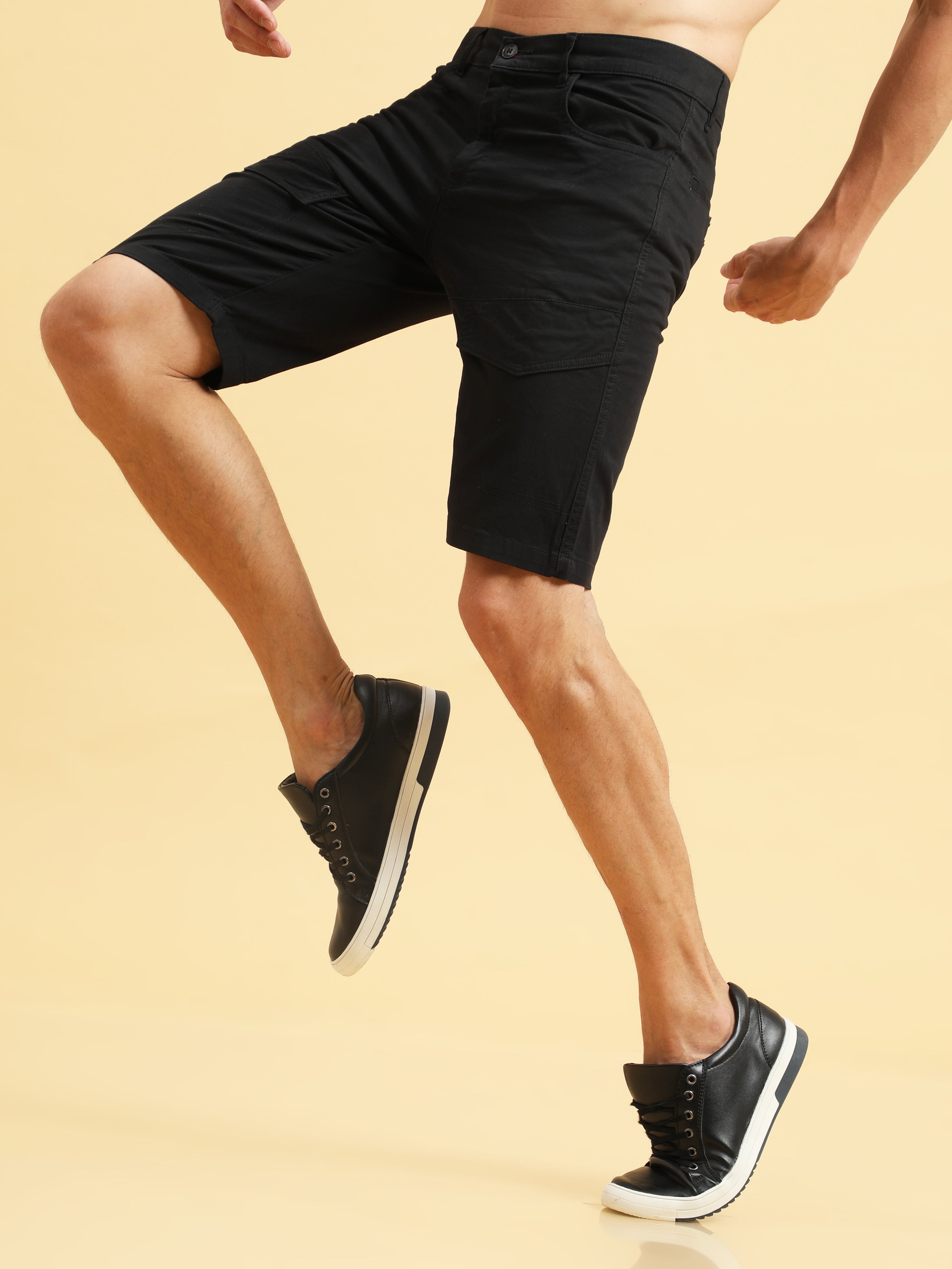 Vibrant Black Shorts
