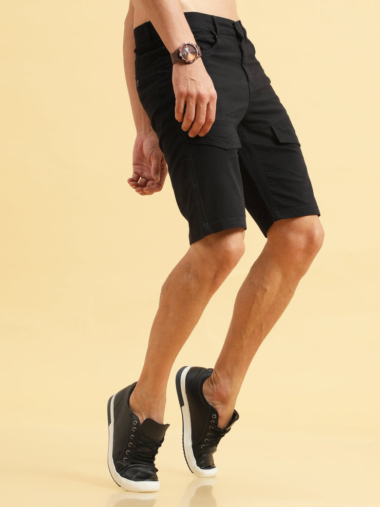 Vibrant Black Shorts